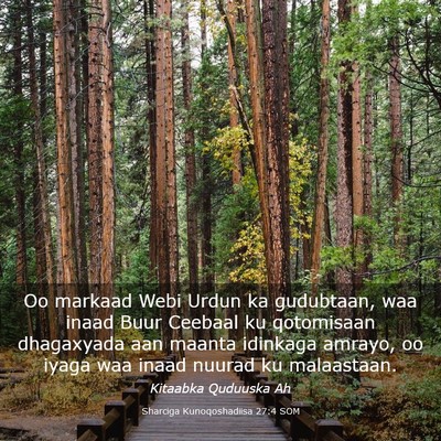 Picture 03 - Sharciga Kunoqoshadiisa 27:4 SOM - Oo markaad Webi Urdun ka gudubtaan, waa inaad - Bible Verse Picture