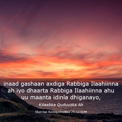 Picture 03 - Sharciga Kunoqoshadiisa 29:12 SOM - inaad gashaan axdiga Rabbiga Ilaahiinna ah iyo - Bible Verse Picture