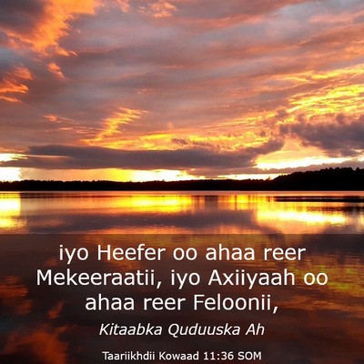 Picture 03 - Taariikhdii Kowaad 11:36 SOM - iyo Heefer oo ahaa reer Mekeeraatii, iyo Axiiyaah - Bible Verse Picture