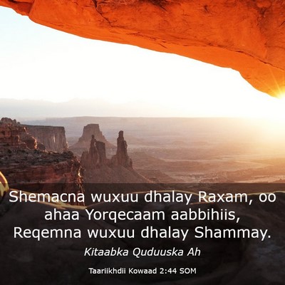 Picture 03 - Taariikhdii Kowaad 2:44 SOM - Shemacna wuxuu dhalay Raxam, oo ahaa Yorqecaam - Bible Verse Picture