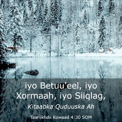 Picture 03 - Taariikhdii Kowaad 4:30 SOM - iyo Betuu'eel, iyo Xormaah, iyo - Bible Verse Picture