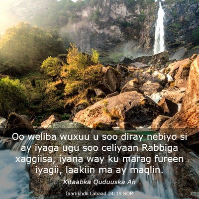 Picture 03 - Taariikhdii Labaad 24:19 SOM - Oo weliba wuxuu u soo diray nebiyo si ay iyaga - Bible Verse Picture