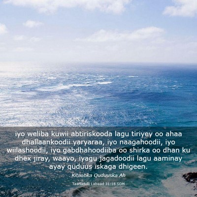 Picture 03 - Taariikhdii Labaad 31:18 SOM - iyo weliba kuwii abtiriskooda lagu tiriyey oo - Bible Verse Picture