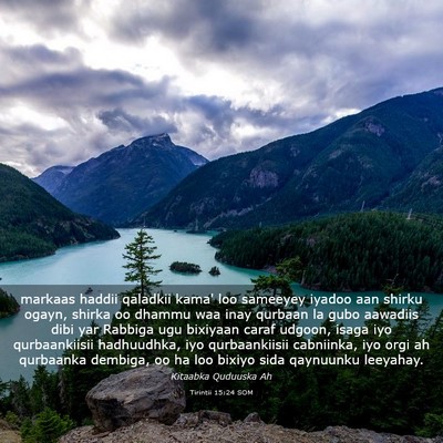 Picture 03 - Tirintii 15:24 SOM - markaas haddii qaladkii kama' loo sameeyey iyadoo - Bible Verse Picture