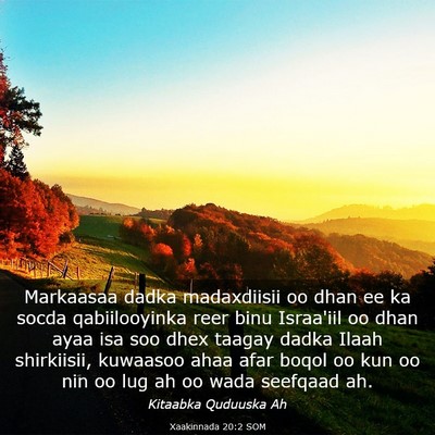 Picture 03 - Xaakinnada 20:2 SOM - Markaasaa dadka madaxdiisii oo dhan ee ka socda - Bible Verse Picture