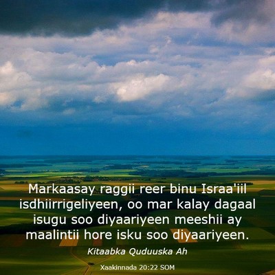 Picture 03 - Xaakinnada 20:22 SOM - Markaasay raggii reer binu Israa'iil - Bible Verse Picture