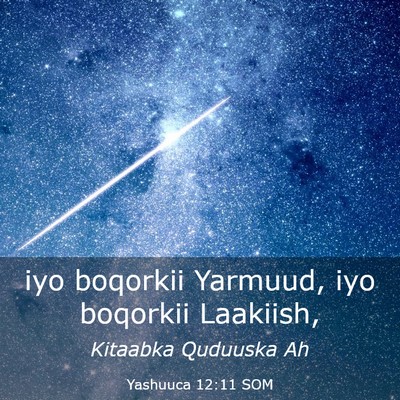 Picture 03 - Yashuuca 12:11 SOM - iyo boqorkii Yarmuud, iyo boqorkii - Bible Verse Picture