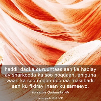 Picture 03 - Yeremyaah 18:8 SOM - haddii dadka quruuntaas aan ka hadlay ay - Bible Verse Picture