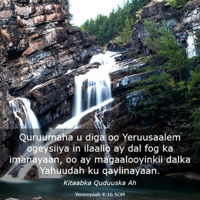 Picture 03 - Yeremyaah 4:16 SOM - Quruumaha u diga oo Yeruusaalem ogeysiiya in - Bible Verse Picture