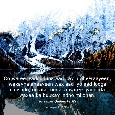 Picture 03 - Yexesqeel 1:18 SOM - Oo wareegyadooduna aad bay u dheeraayeen, waxayna - Bible Verse Picture