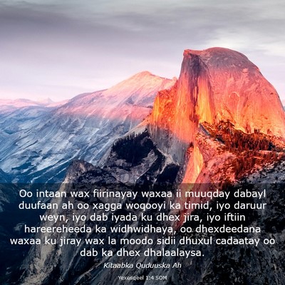 Picture 03 - Yexesqeel 1:4 SOM - Oo intaan wax fiirinayay waxaa ii muuqday dabayl - Bible Verse Picture