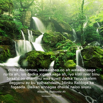 Picture 03 - Yexesqeel 11:15 SOM - Wiilka Aadamow, walaalahaa oo ah walaalahaaga - Bible Verse Picture