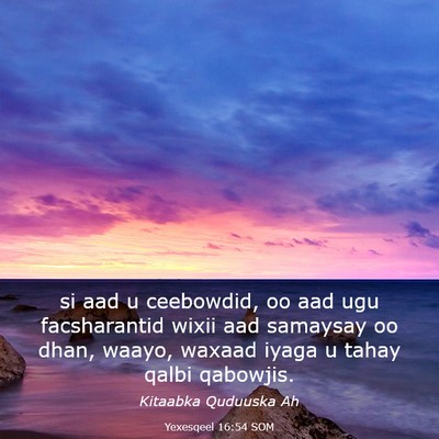 Picture 03 - Yexesqeel 16:54 SOM - si aad u ceebowdid, oo aad ugu facsharantid wixii - Bible Verse Picture