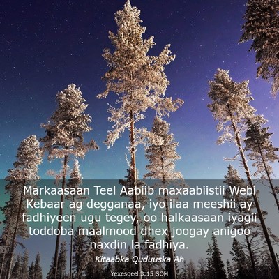 Picture 03 - Yexesqeel 3:15 SOM - Markaasaan Teel Aabiib maxaabiistii Webi Kebaar - Bible Verse Picture