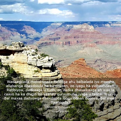 Picture 03 - Yoo'eel 2:17 SOM - Wadaaddada midiidinnada Rabbiga ahu balbalada iyo - Bible Verse Picture