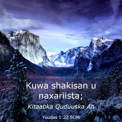 Picture 03 - Yuudas 1:22 SOM - Kuwa shakisan u - Bible Verse Picture