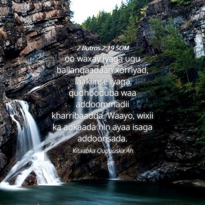 Picture 04 - 2 Butros 2:19 SOM - oo waxay iyaga ugu ballanqaadaan xorriyad, - Bible Verse Picture