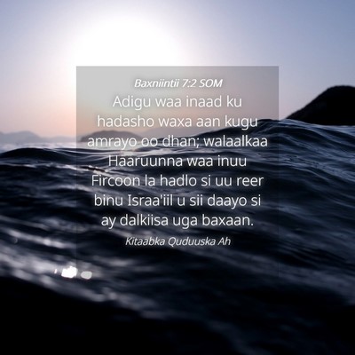Picture 04 - Baxniintii 7:2 SOM - Adigu waa inaad ku hadasho waxa aan kugu amrayo - Bible Verse Picture