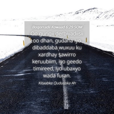 Picture 04 - Boqorradii Kowaad 6:29 SOM - Oo gurigii derbiyadiisii oo dhan, gudaha iyo - Bible Verse Picture