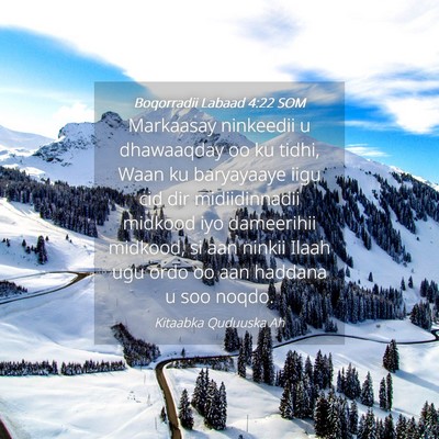 Picture 04 - Boqorradii Labaad 4:22 SOM - Markaasay ninkeedii u dhawaaqday oo ku tidhi, - Bible Verse Picture