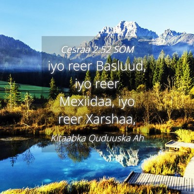 Picture 04 - Cesraa 2:52 SOM - iyo reer Basluud, iyo reer Mexiidaa, iyo reer - Bible Verse Picture