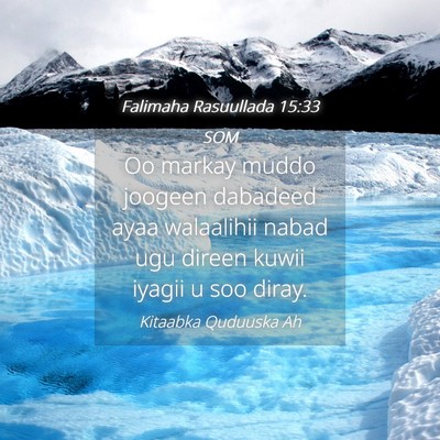 Picture 04 - Falimaha Rasuullada 15:33 SOM - Oo markay muddo joogeen dabadeed ayaa walaalihii - Bible Verse Picture