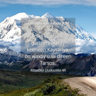 Picture 04 - Falimaha Rasuullada 9:30 SOM - Kolkii walaalihii garteen, waxay keeneen - Bible Verse Picture
