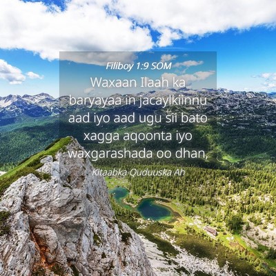 Picture 04 - Filiboy 1:9 SOM - Waxaan Ilaah ka baryayaa in jacaylkiinnu aad iyo - Bible Verse Picture