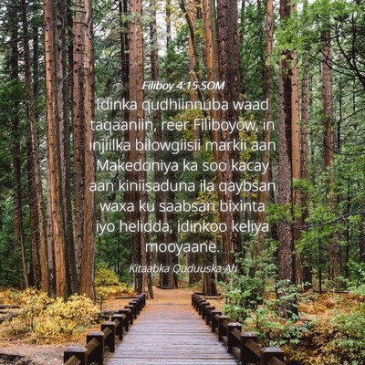 Picture 04 - Filiboy 4:15 SOM - Idinka qudhiinnuba waad taqaaniin, reer - Bible Verse Picture