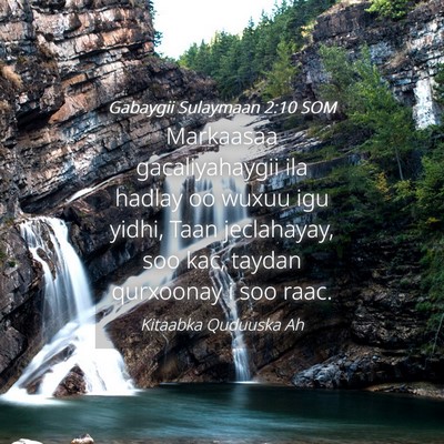 Picture 04 - Gabaygii Sulaymaan 2:10 SOM - Markaasaa gacaliyahaygii ila hadlay oo wuxuu igu - Bible Verse Picture