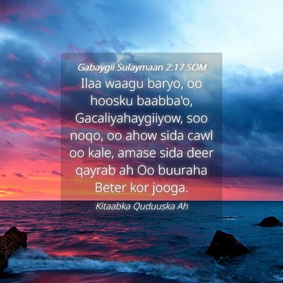 Picture 04 - Gabaygii Sulaymaan 2:17 SOM - Ilaa waagu baryo, oo hoosku baabba'o, - Bible Verse Picture