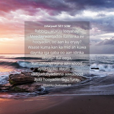 Picture 04 - Ishacyaah 50:1 SOM - Rabbigu wuxuu leeyahay, Meeday warqaddii - Bible Verse Picture