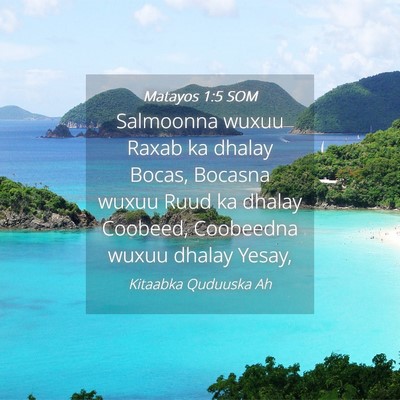 Picture 04 - Matayos 1:5 SOM - Salmoonna wuxuu Raxab ka dhalay Bocas, Bocasna - Bible Verse Picture