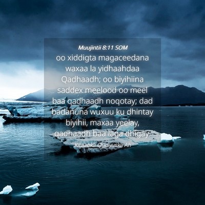 Picture 04 - Muujintii 8:11 SOM - oo xiddigta magaceedana waxaa la yidhaahdaa - Bible Verse Picture