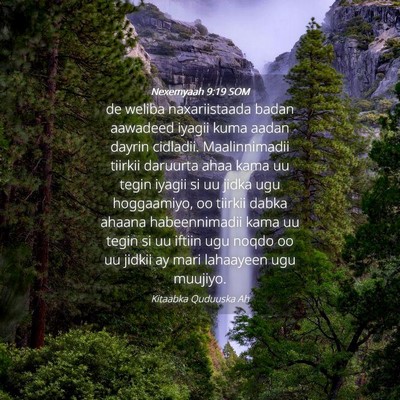 Picture 04 - Nexemyaah 9:19 SOM - de weliba naxariistaada badan aawadeed iyagii - Bible Verse Picture