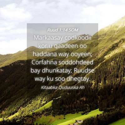 Picture 04 - Ruud 1:14 SOM - Markaasay codkoodii kor u qaadeen oo haddana way - Bible Verse Picture