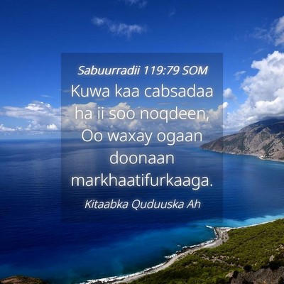 Picture 04 - Sabuurradii 119:79 SOM - Kuwa kaa cabsadaa ha ii soo noqdeen, Oo waxay - Bible Verse Picture