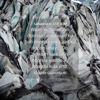Picture 04 - Sabuurradii 32:8 SOM - Waan ku hanuunin doonaa oo waxaan ku bari doonaa - Bible Verse Picture