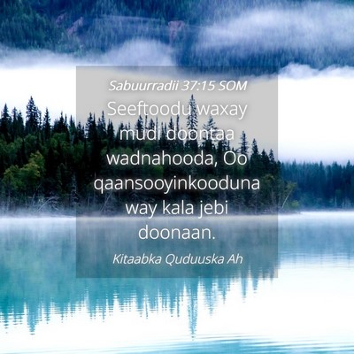 Picture 04 - Sabuurradii 37:15 SOM - Seeftoodu waxay mudi doontaa wadnahooda, Oo - Bible Verse Picture