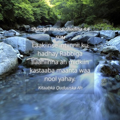 Picture 04 - Sharciga Kunoqoshadiisa 4:4 SOM - Laakiinse intiinnii ku hadhay Rabbiga Ilaahiinna - Bible Verse Picture