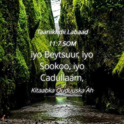 Picture 04 - Taariikhdii Labaad 11:7 SOM - iyo Beytsuur, iyo Sookoo, iyo - Bible Verse Picture