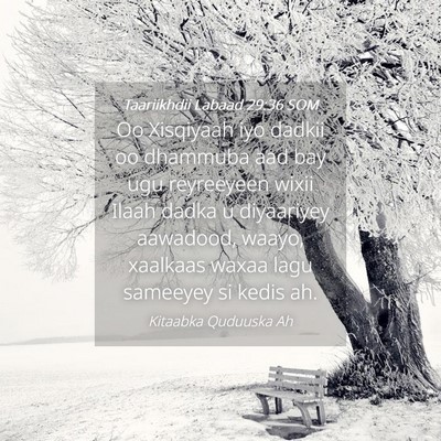 Picture 04 - Taariikhdii Labaad 29:36 SOM - Oo Xisqiyaah iyo dadkii oo dhammuba aad bay ugu - Bible Verse Picture