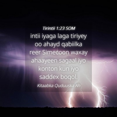 Picture 04 - Tirintii 1:23 SOM - intii iyaga laga tiriyey oo ahayd qabiilka reer - Bible Verse Picture