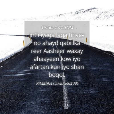 Picture 04 - Tirintii 1:41 SOM - intii iyaga laga tiriyey oo ahayd qabiilka reer - Bible Verse Picture