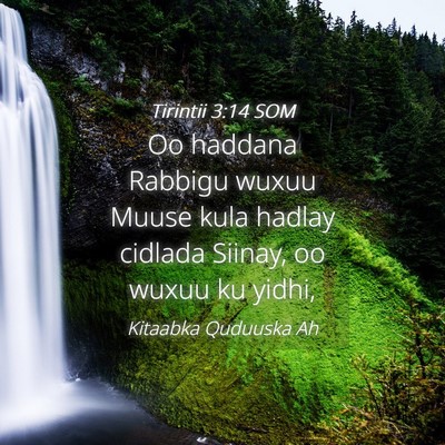 Picture 04 - Tirintii 3:14 SOM - Oo haddana Rabbigu wuxuu Muuse kula hadlay - Bible Verse Picture