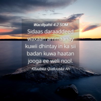 Picture 04 - Wacdiyahii 4:2 SOM - Sidaas daraaddeed waxaan ammaanay kuwii dhintay - Bible Verse Picture