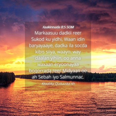Picture 04 - Xaakinnada 8:5 SOM - Markaasuu dadkii reer Sukod ku yidhi, Waan idin - Bible Verse Picture