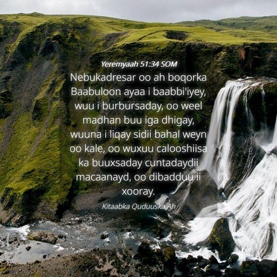 Picture 04 - Yeremyaah 51:34 SOM - Nebukadresar oo ah boqorka Baabuloon ayaa i - Bible Verse Picture