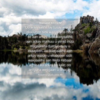 Picture 04 - Yexesqeel 43:3 SOM - Oo waxyaalihii lay tusay waxay u ekaayeen sidii - Bible Verse Picture