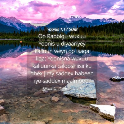 Picture 04 - Yoonis 1:17 SOM - Oo Rabbigu wuxuu Yoonis u diyaariyey kalluun weyn - Bible Verse Picture